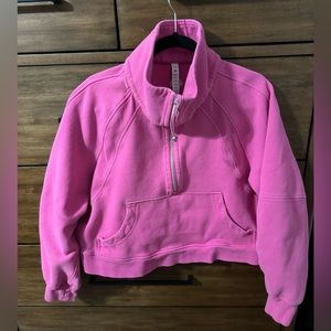 Lululemon oversized half zip scuba